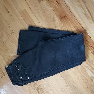 Vintage Levis 501 w 29 l 34 black denim jeans
